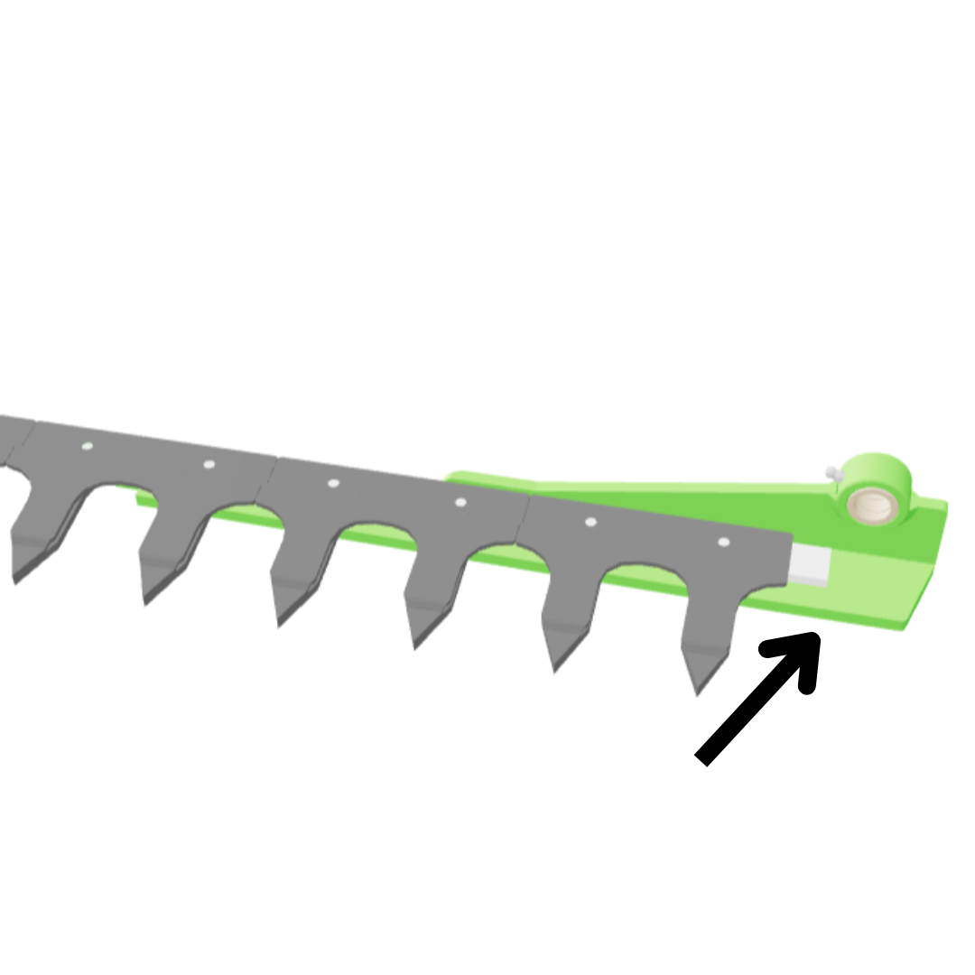 Assieme attacco barra per barra falciante ENOROSSI, compatibile con modelli BFS 210, 240, 270 e BFF 270. Ricambio originale per prestazioni affidabili.