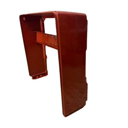 Cofano copri radiatore in metallo per trattori Fiat serie 80, 90 e 55. Ricambio resistente e compatibile. Dimensioni 740x630 mm. Colore terracotta in metallo.