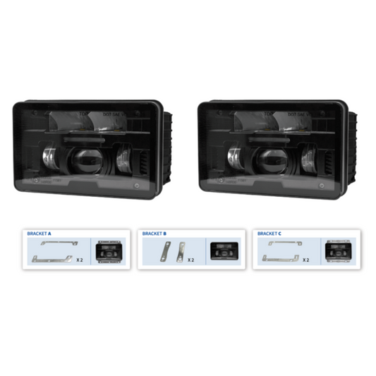 Acquista il Kit Proiettori LED per trattori con funzioni abbaglianti, anabbaglianti e luce di posizione. Resistenza IP69K, alta luminosità e materiali premium. Per trattori Fiat, New Holland, John Deere, Valtra, Fendt, Landini, Lamborghjni, Same, Hurlimann