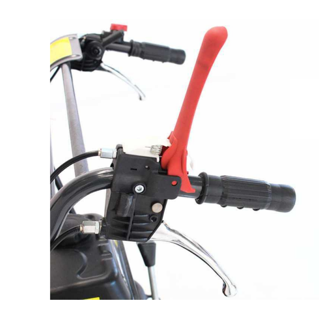 Motocarriola cingolata AMA TAG300T con motore Loncin 6,5 Hp e 196 CC, portata 300 Kg, ribaltamento assistito a molla a gas, 3 marce avanti e 1 retro. Ideale per lavori gravosi, con sistema auto-frenante per massima sicurezza e prestazioni eccellenti su ogni terreno.