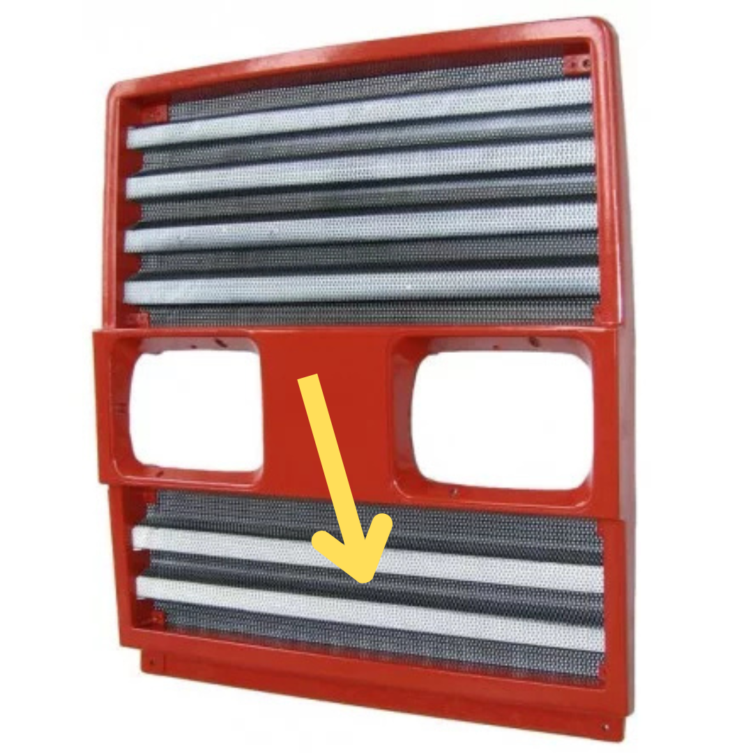 Griglia inferiore per calandra radiatore adattabile Fiat e New Holland 5175977 - Fiat 80.90 90.90 100.90 110.90 880 980