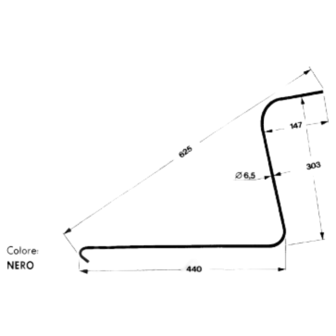 Dente/Molla per giroandanatore/ranghinatore a stella LELY - MORRA - TONUTTI - VICON