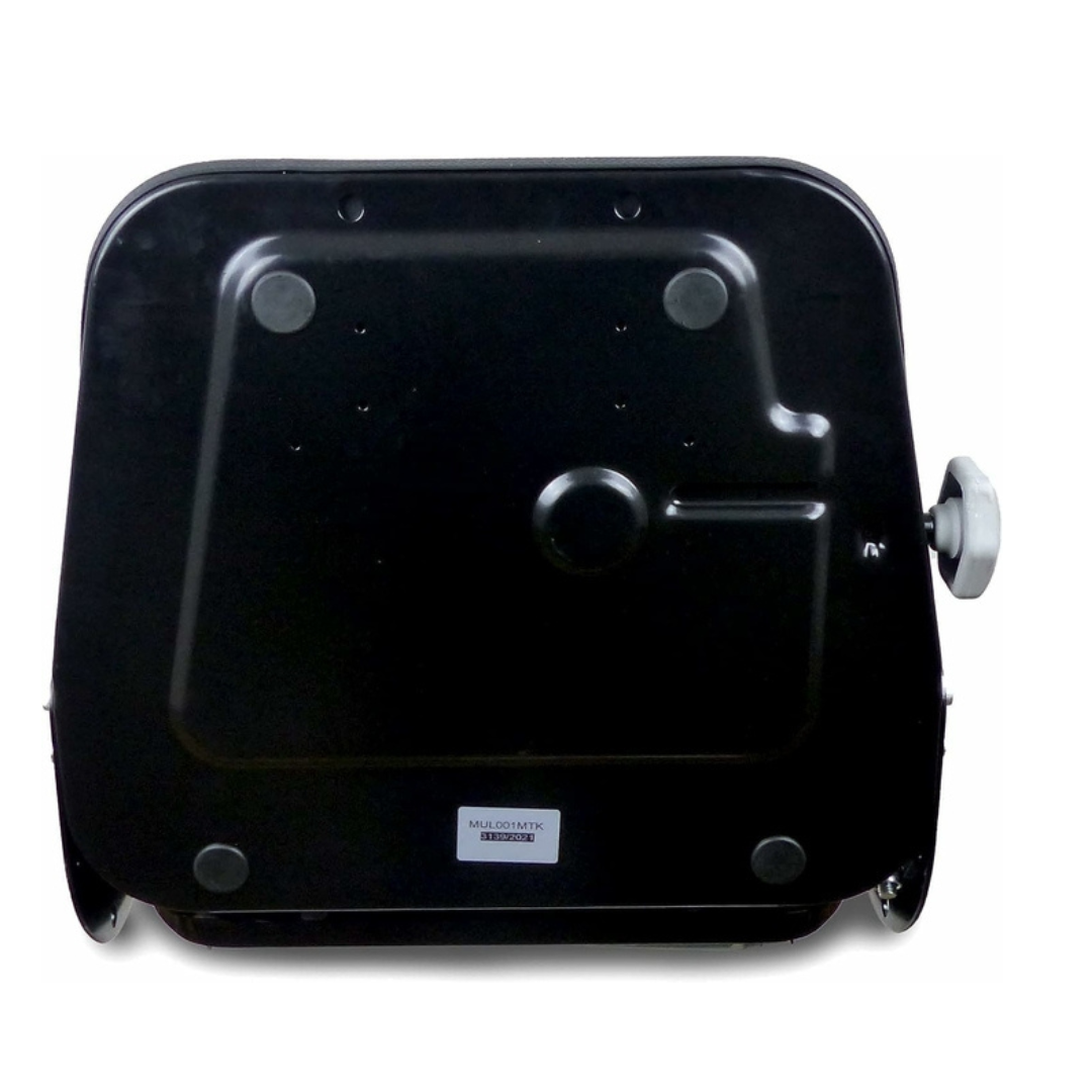 Sedile MUL in Sky Nero con sospensione meccanica integrata e Microswitch - per trattori cingolati FIAT 55-65 60-65 70-65 80-65 55-75 - 60-75 - 70-75 - 80-75 55-85 60-85 62-85 72-85 82-85 88-85, New Holland TK