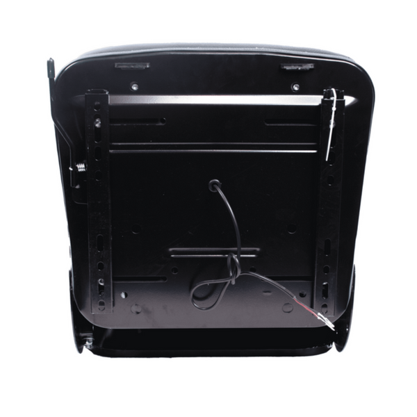 Sedile MUL in Sky Nero con sospensione meccanica integrata e Microswitch - per trattori cingolati FIAT 55-65 60-65 70-65 80-65 55-75 - 60-75 - 70-75 - 80-75 55-85 60-85 62-85 72-85 82-85 88-85, New Holland TK