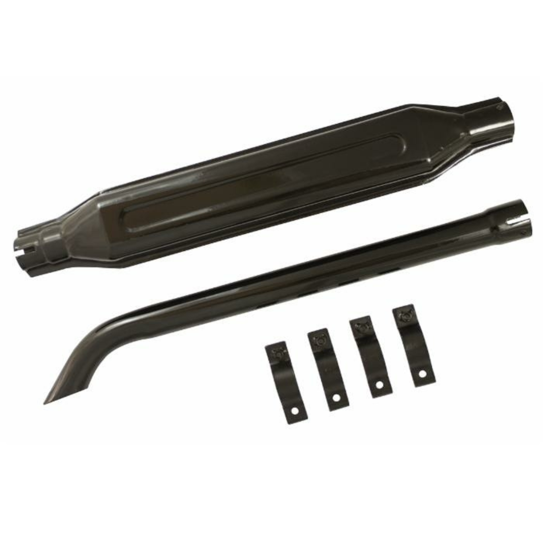 Kit silenziatore/marmitta quadro per trattori Fiat 446 45.66 465 466 55 55.46 55.66 565 566 570 580 60.65 60.66 65 65.46 65.66 665 666 680 70.65 70.66 765 766 780 80.65 80.66 85.55
