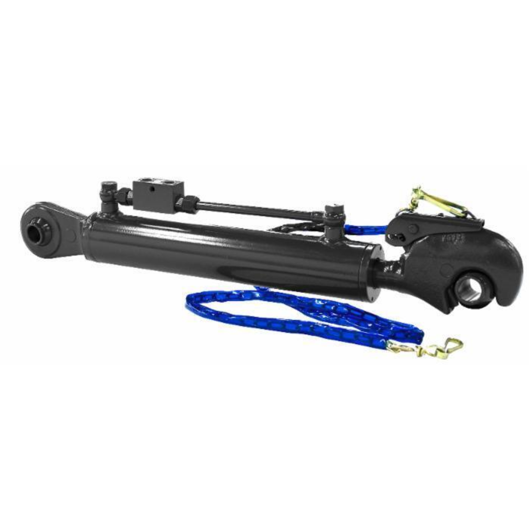 Terzo punto idraulico di II categoria, robusto e versatile, con lunghezza regolabile (550-760 mm). Compatibile con trattori FIAT, NEW HOLLAND e LANDINI.