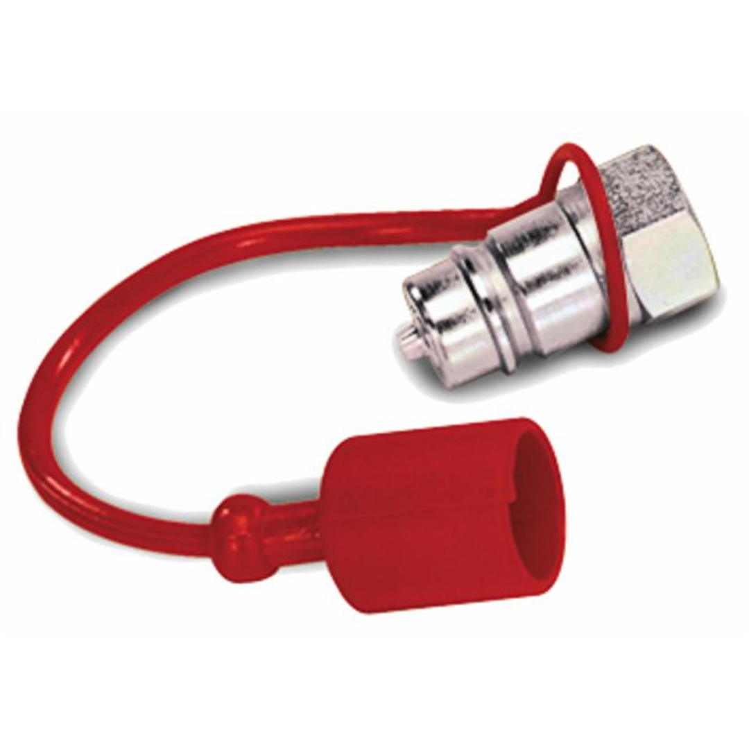 Tappo parapolvere ROSSO per Innesto rapido Maschio da 1/2"