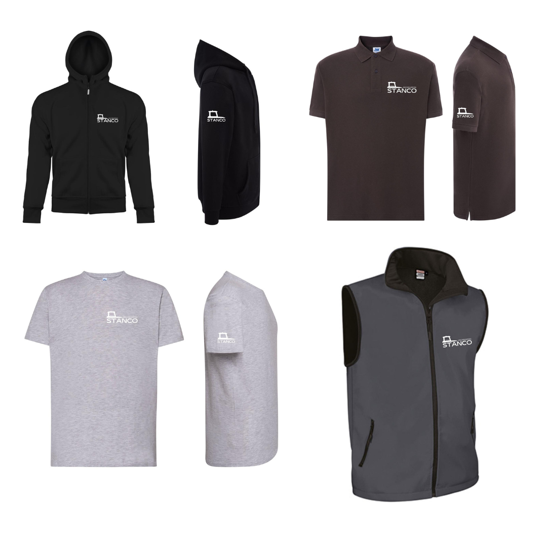 Abbigliamento ufficiale Stanco Macchine Agricole: gilet, felpe, polo e t-shirt di qualità per lavoro, sport e tempo libero. Scoprili ora online.