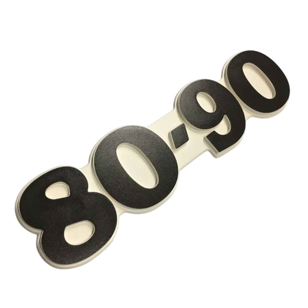 Decalcomania stemma logo scritta 80-90 per trattore Fiatagri