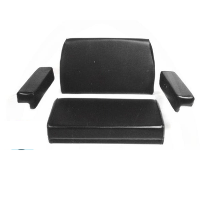 Imbottitura sedile completa per trattori Fiat e pale meccaniche Fiat Allis FL4C. Seduta, schienale e braccioli ergonomici, resistenti e Made in Italy.