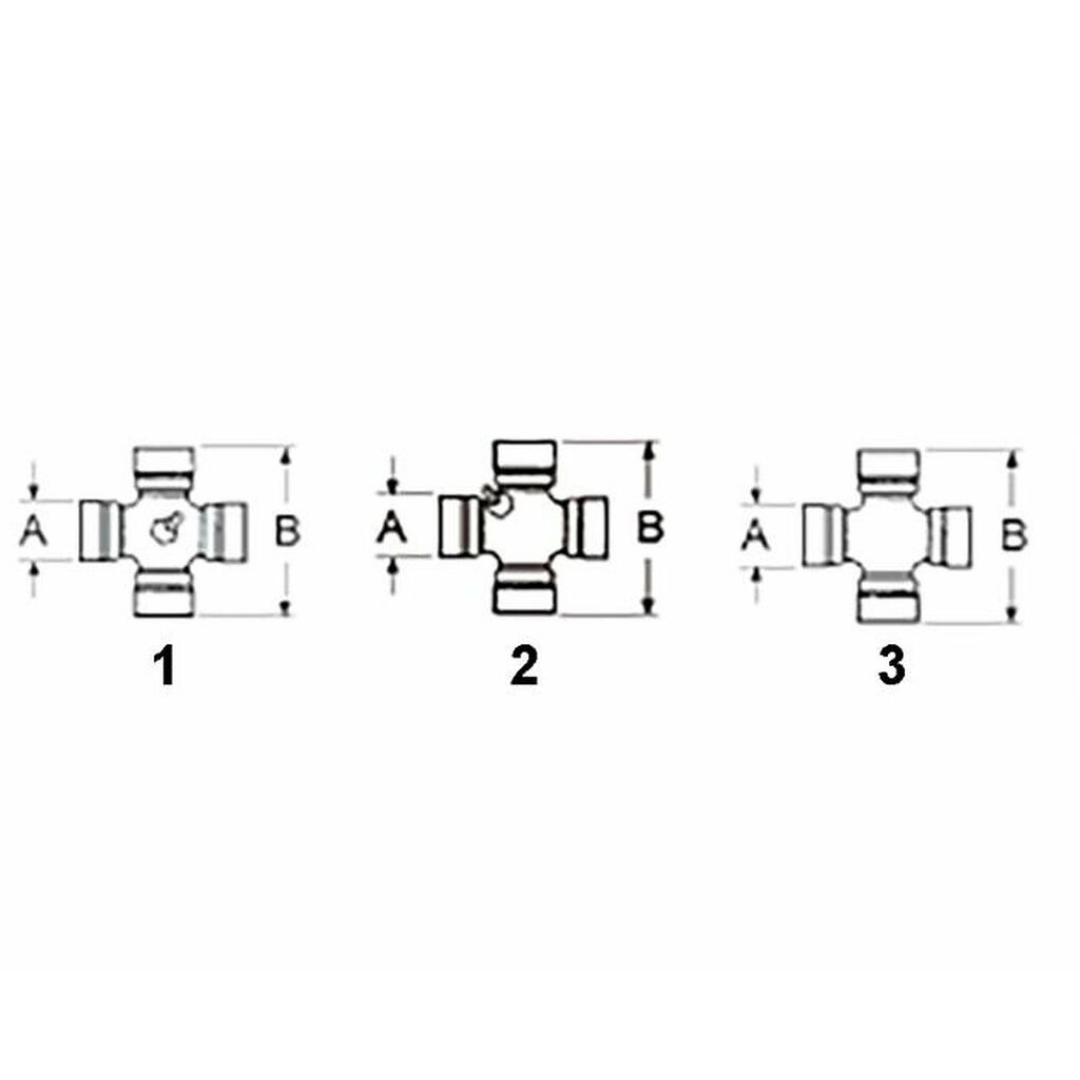 Crociera per cardano 30,2x80mm cat. 5 adattabile By-Py