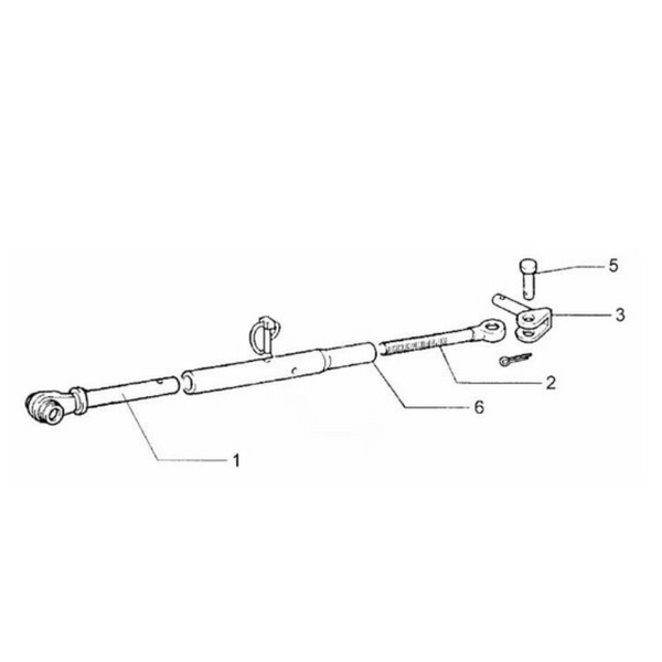 Stabilizzatore laterale 90° adattabile a Fiat 5123273