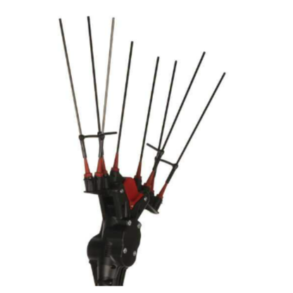 Abbacchiatore elettrico Castellari Vertigo L 18 12V da 500W, 8 rebbi in carbonio e asta telescopica 240-330 cm. Per raccolta olive, professionale e di qualità