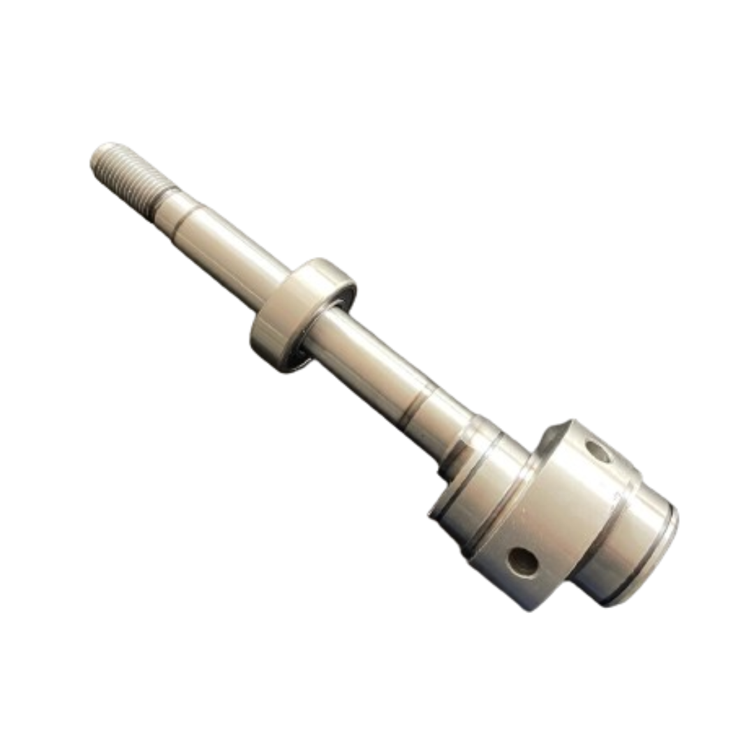 Albero di comando con cuscinetto per barra falciante Enorossi. Compatibile con modelli BFT, BFS e BFF. Ricambio originale di massima qualità e affidabilità.