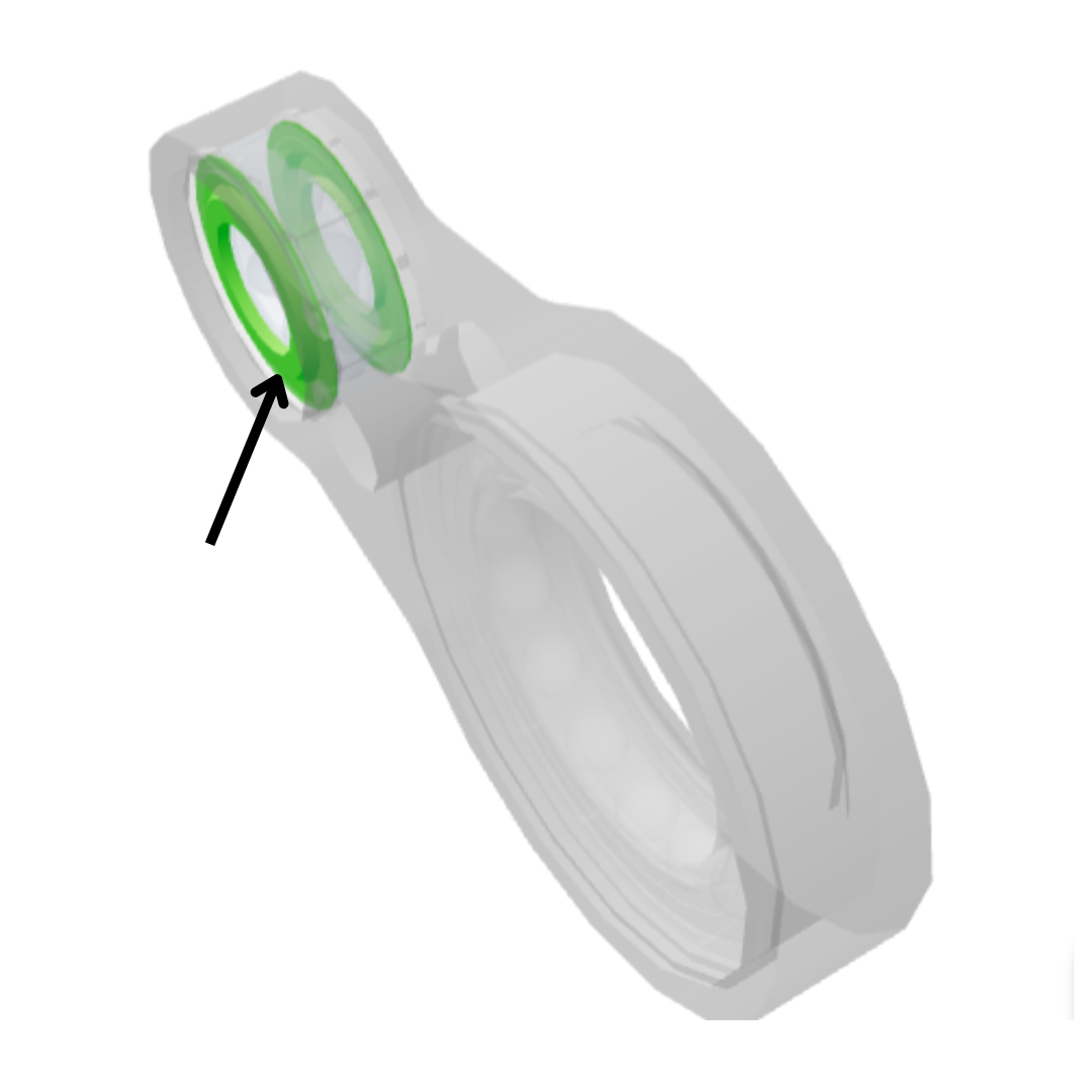 Anello parapolvere paragrasso cuscinetto biella barra falciante Enorossi. Applicazione prodotto: BFT 135 BFT 150 BFS 165 BFS 180 BFS 210 BFS 240 BFS 270 BFF 270