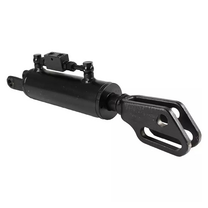 Braccio laterale idraulico per trattori Fiat, New Holland e Case IH. Dimensioni 520x80x40 mm, stelo Ø 40 mm, forcella Ø 26 mm. Per serie 90, 80, TL, 93, 94.