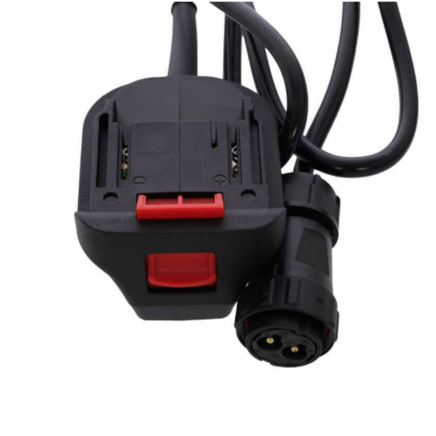 Cavo adattatore Castellari VE900500 12V-18V per abbacchiatori Vertigo e Vertigo Carbon 18V. Permette l'alimentazione tramite batteria auto o trattore da 12V.