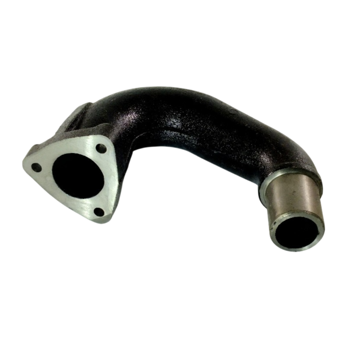 Collettore scarico a gomito in ghisa smaltata per trattori Fiat, Ford e New Holland. Rif. 5121925, 5164163, 44905153, 5086320. 80.66 70.66 65.66 60.66 82.86 