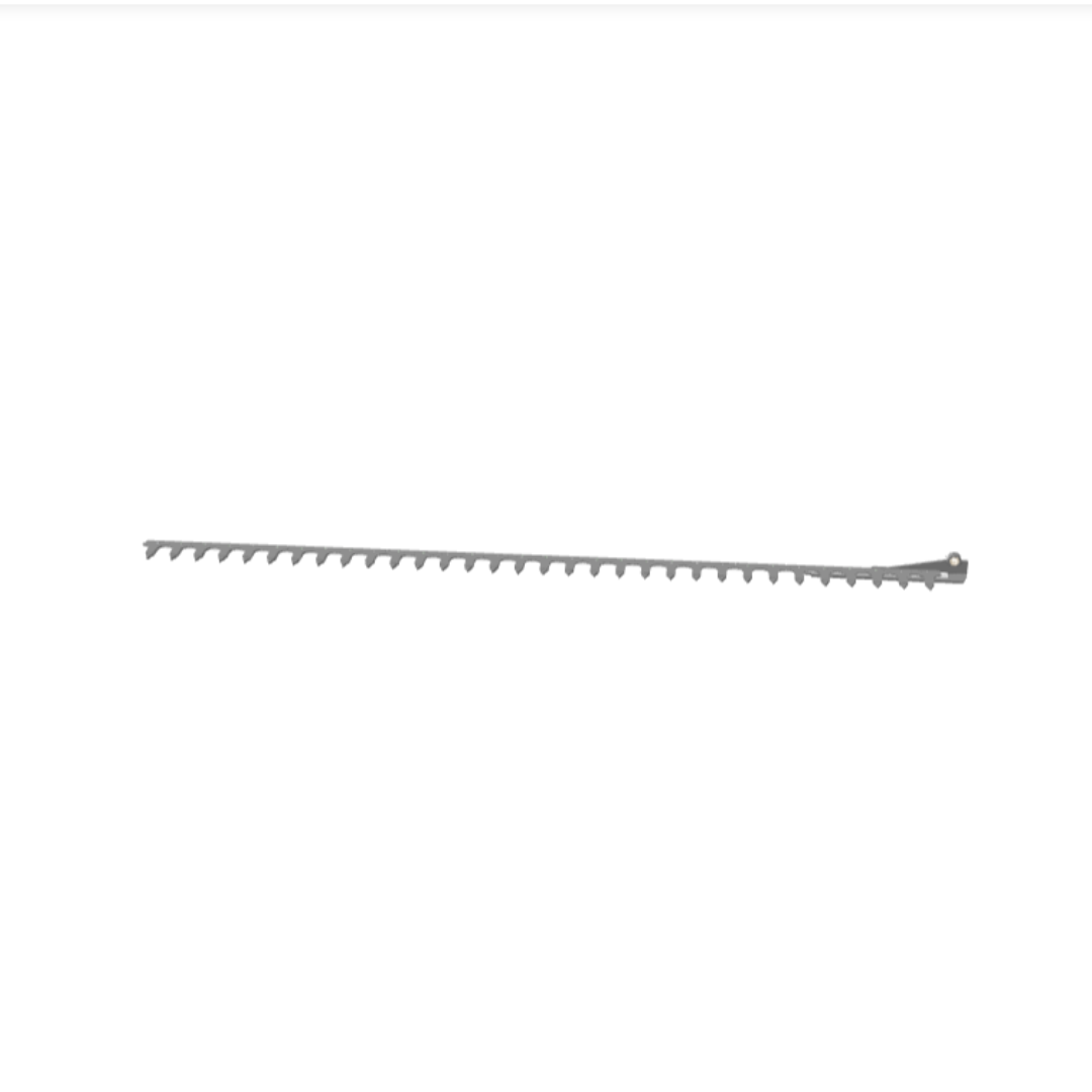Dentiera con dente doppio smontabile a vite per barra falciante Enorossi BFS 240. Ricambio originale resistente e di alta qualità, ideale per lunga durata
