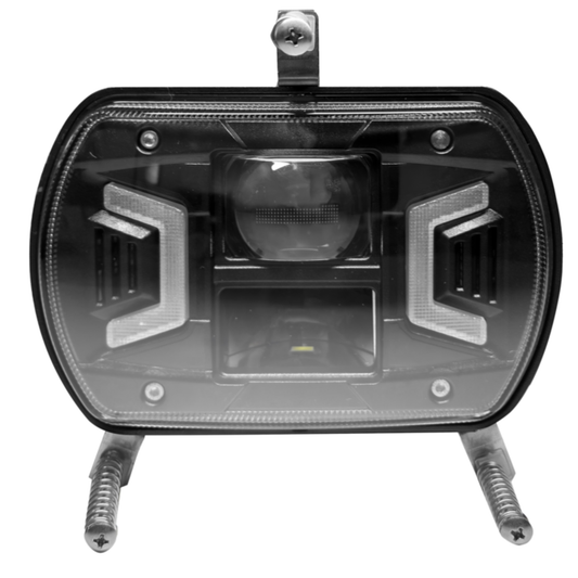 Proiettore LED 10-30V per trattori SAME, Fiat, New Holland e Antonio Carraro. Faro IP69K con abbaglianti, anabbaglianti e posizione. 35-66 45-66 72-86 Tigrone.