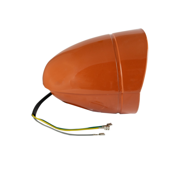 Fanale anteriore destro Fiat arancione 5118923 con lampadine incluse. Compatibile con trattori Fiat serie 1000-805 per visibilità e sicurezza.