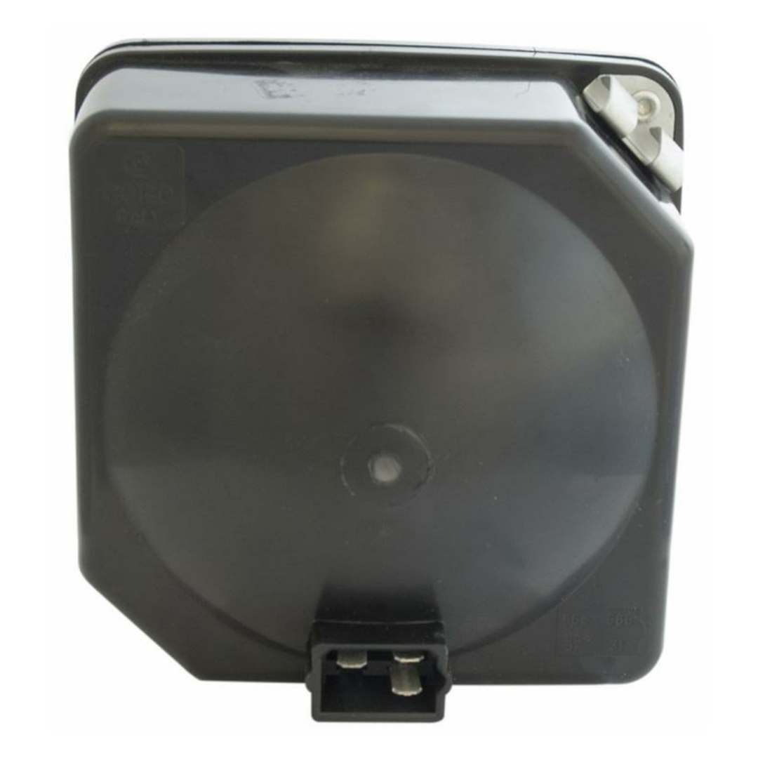 Fanale anteriore 140x140mm dx/sx per trattori Landini, Same, Deutz-Fahr. Luce abbagliante e anabbagliante, fissaggio a molla, lampadine incluse.