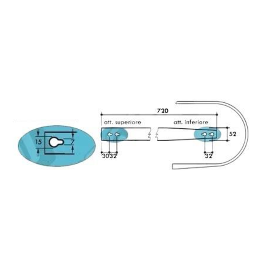 Fascia raccoglitore per rotopresse Cimac e Feraboli EXTREME, TROTTER, OMNIA ed ENTRY. Ricambio resistente sviluppo 720 mm.