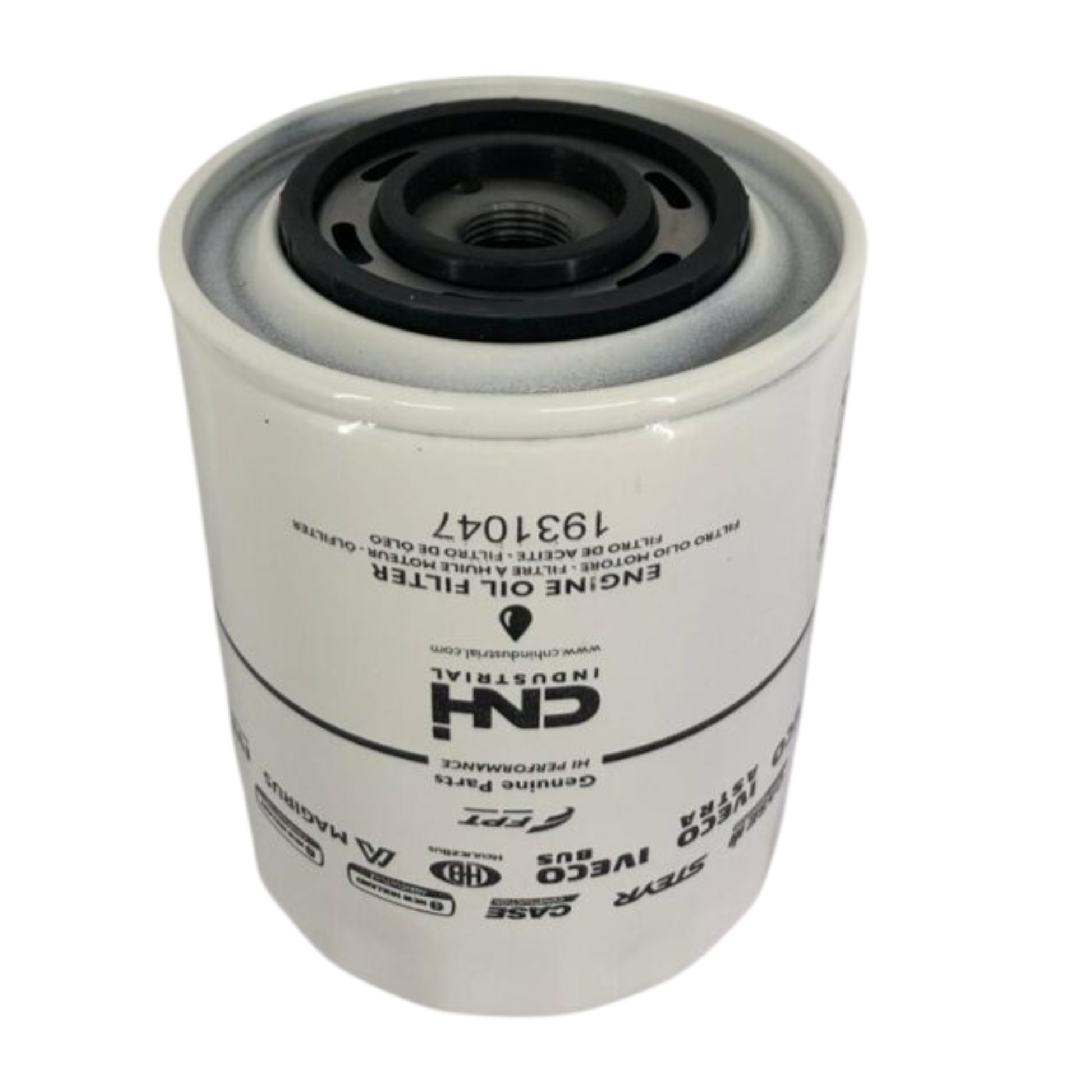 Filtro olio motore 112x145 mm con filettatura 3/4-16 UN per trattori Fiat 130-90, 140-90, 160-90, 180-90, F130 e F140. Codice originale CNH 1931047 - 1930213
