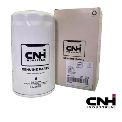 Filtro olio motore 96x177 mm con filettatura M27x2 per trattori New Holland e Fiat. Compatibile con serie T4, T5, T6, T7, T7000 e TS. Codice CNH FPT 84228488