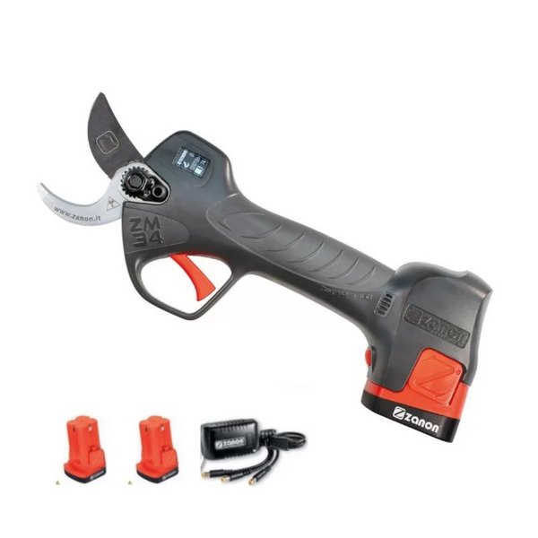 Forbice elettrica per potatura ZANON ZM-34 con  2 batterie 