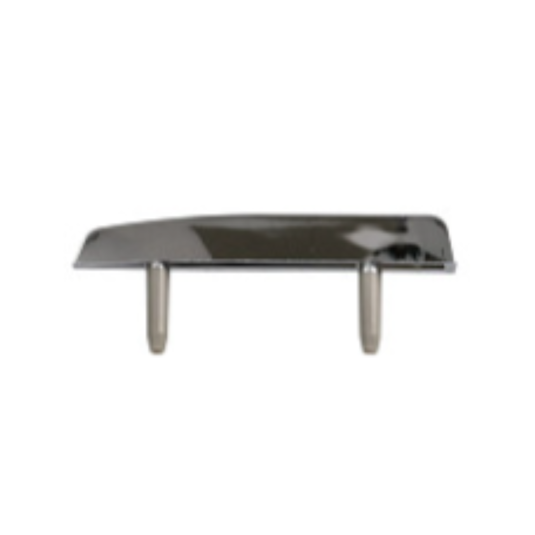 Guida cromata cofano New Holland originale codice 9846306. Ricambio resistente e di qualità per ripristinare estetica e protezione del cofano del trattore.