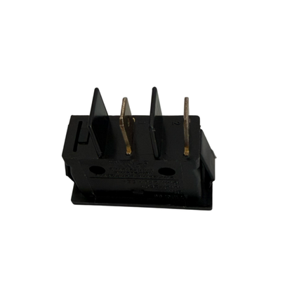 Interruttore pulsante unipolare accensione originale Zanon 5444021 per Karbonium Evo 33V, Olivar 33V e Murcielago 33V. Completo di protezione in gomma.