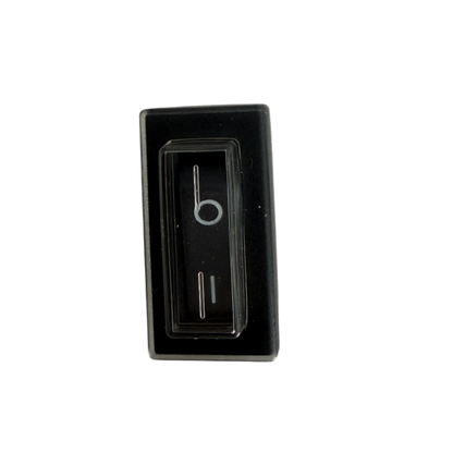 Interruttore pulsante unipolare accensione originale Zanon 5444021 per Karbonium Evo 33V, Olivar 33V e Murcielago 33V. Completo di protezione in gomma.