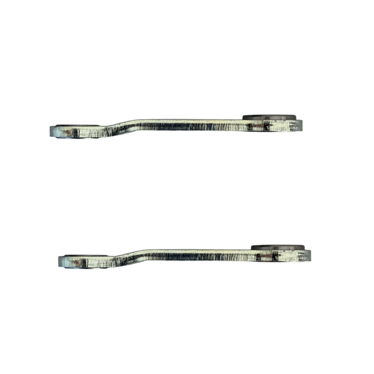 Kit 2 bielle complete originali Zanon 2060052 con cuscinetti per abbacchiatori Karbonium Evo AL 200 e AL 300, Falcon Light, Ghost, Olivar, Murcielago Combi.