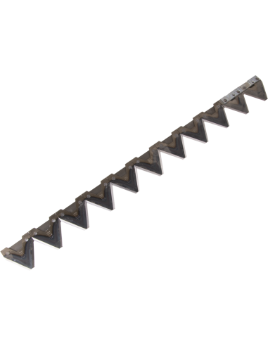 Lama 11 sezioni rigate 3" per falciatrici BCS 600–700 Centrale, lunga 0,85 m. Adattabile a BCS 590435462. Con sezioni AMA 01443 (rif. 580024664).
