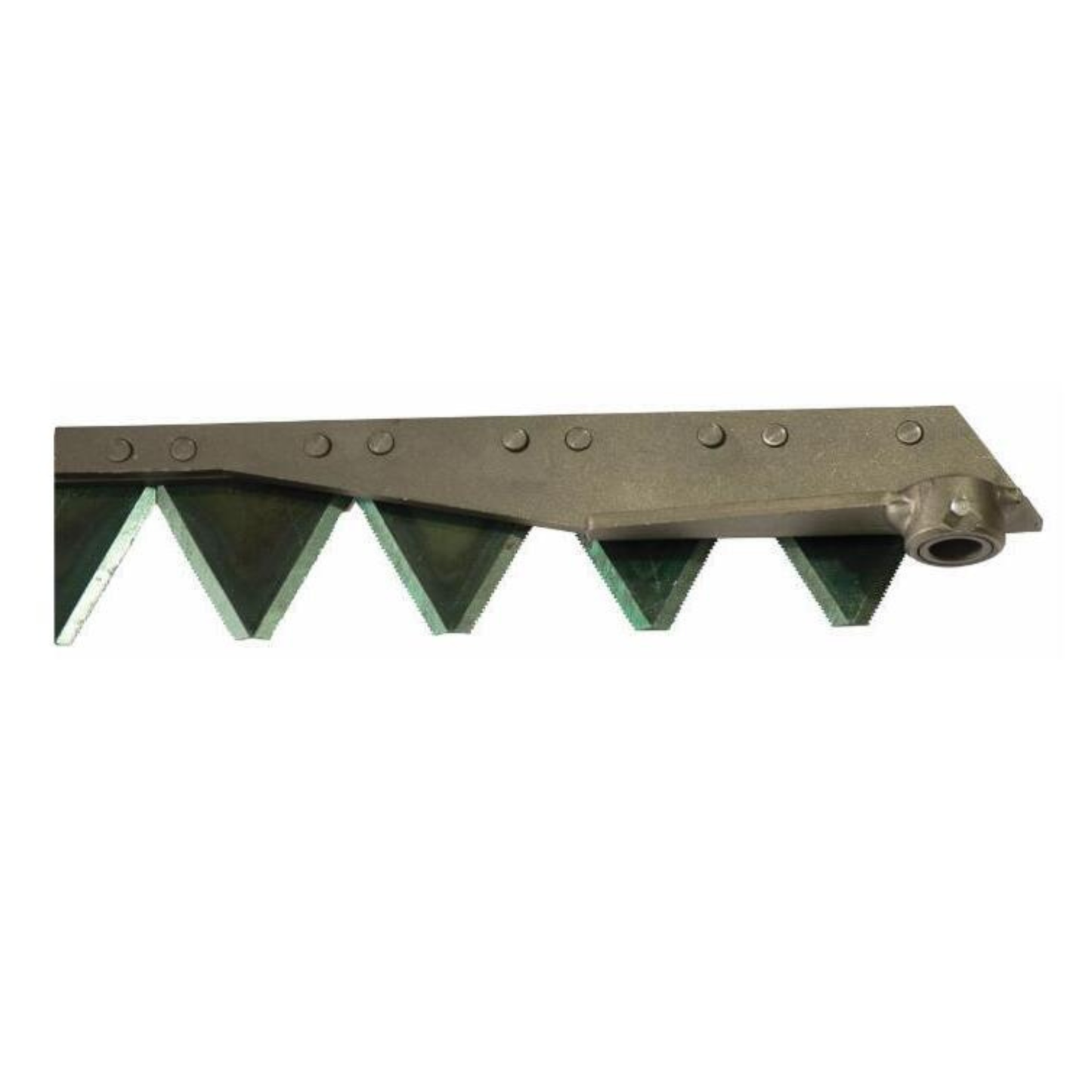 Lama Gaspardo FB 940 da 2,05 m con 28 sezioni a dente rivettato. Codice 21120241. Ricambio robusto, preciso e perfettamente compatibile.