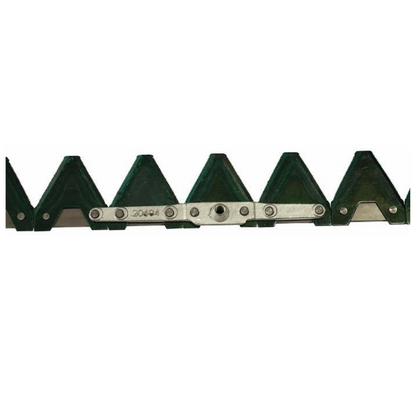Lama per motofalciatrice agricola a 19 sezioni rigate della lunghezza di 1,40 m. Adattabile al riferimento originale BCS 590206888 e compatibile con BCS 622.