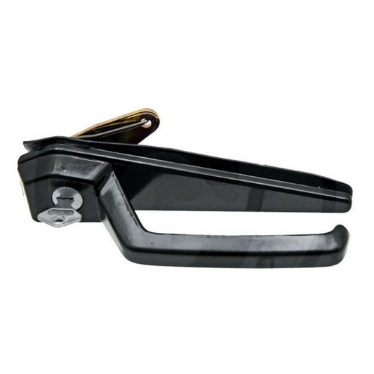 Maniglia sinistra nera adattabile Fiat Ford 5108382 per trattori 55-88, 80-90, 100-90, 130-90, 8430, 8630 e 8830. Ricambio resistente per cabine Comfort e Supercomfort.