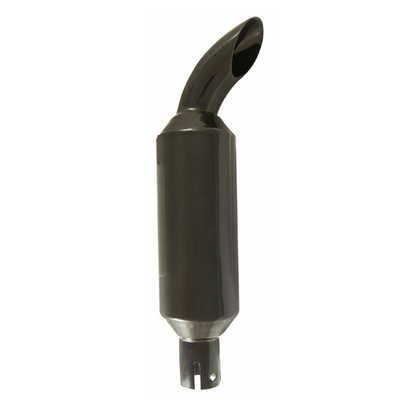Marmitta silenziatore Ø46 mm alta 390 mm per trattori Fiat e Same Vigneto e Frutteto. Ricambio compatto per impianto di scarico trattore. C505 C605 C355 C455