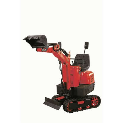 Mini Escavatore AMA EAG100T - 600 kg (6 quintali) rosso