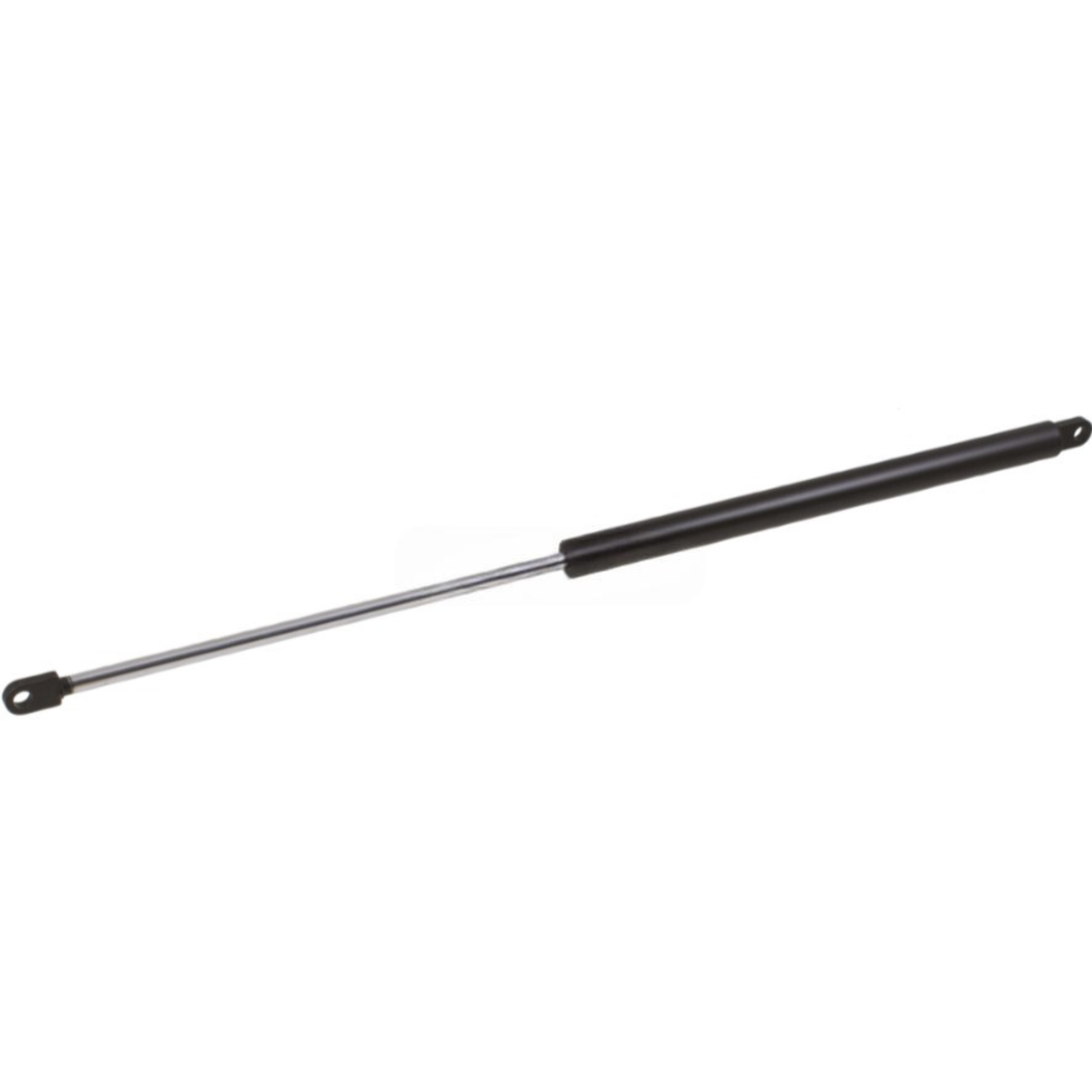 Molla a gas 130N per lunotto posteriore trattori Fiat Serie 88 e 90. Lunghezza 500 mm con occhielli Ø8 mm. Ricambio affidabile e resistente.
