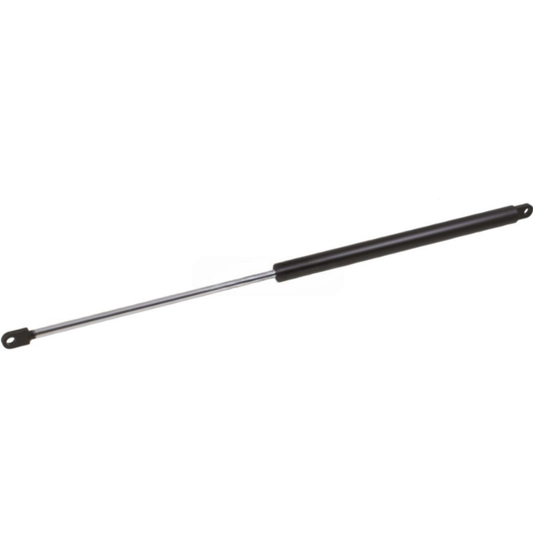 Molla a gas 130N per lunotto posteriore trattori Fiat Serie 88 e 90. Lunghezza 500 mm con occhielli Ø8 mm. Ricambio affidabile e resistente.