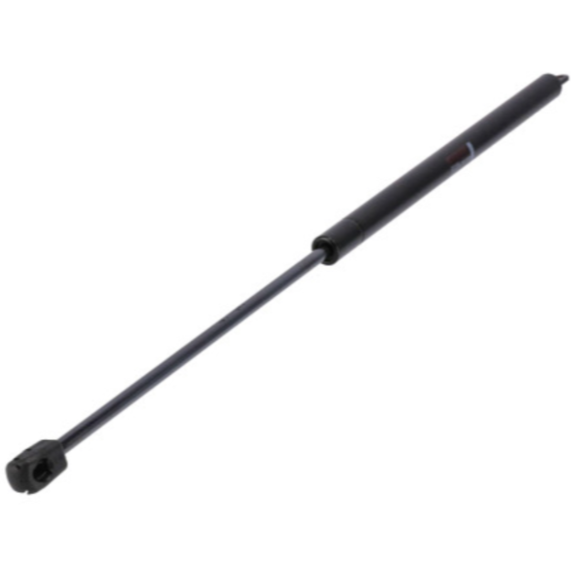 Ammortizzatore a gas per cofano trattore da 580 mm e Ø 18 mm. Ricambio resistente per Ford 4635-7635, Fiat L60-L95 e New Holland TL55F-TL100. Apertura sicura e controllata.