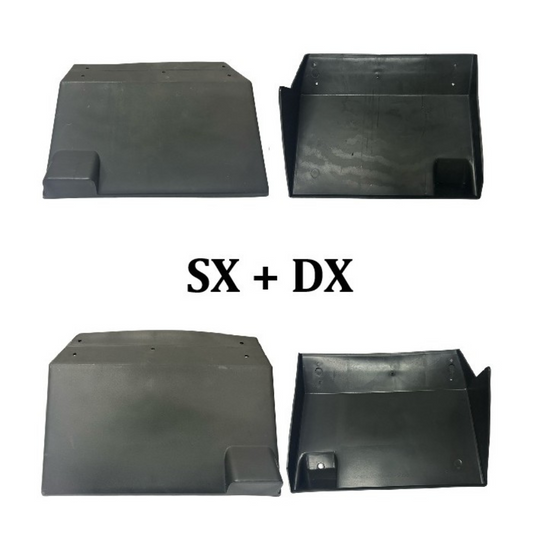 Paraspruzzi sx - dx superiore per trattori Fiat serie 80, 88, 90, 93, 94. Ricambio originale, ideale per parafanghi. 100/90 80/90 110/90 780 880 980 680 70/90