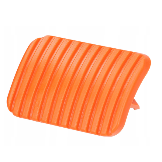 Pedale acceleratore originale arancione CNH 84250071 per trattori Fiat, New Holland e Case IH. Compatibile con serie T5000, TM, Puma, JX e molte altre. 