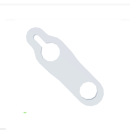 Piastra aggancio catena barra falciante Enorossi, ricambio resistente e affidabile. Compatibile BFT e BFS serie. Ideale per manutenzione macchine agricole