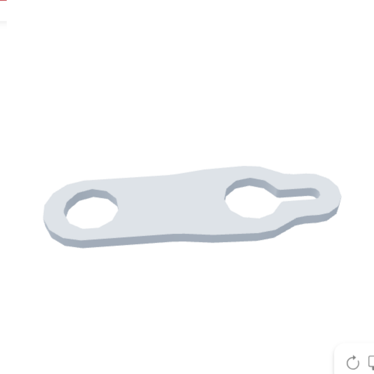 Piastra aggancio catena barra falciante Enorossi, ricambio resistente e affidabile. Compatibile BFT e BFS serie. Ideale per manutenzione macchine agricole