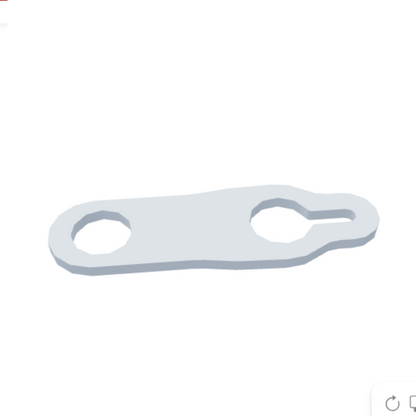 Piastra aggancio catena barra falciante Enorossi, ricambio resistente e affidabile. Compatibile BFT e BFS serie. Ideale per manutenzione macchine agricole