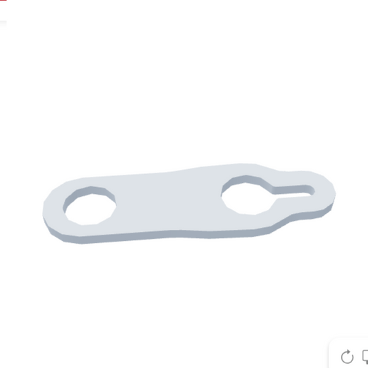 Piastra aggancio catena barra falciante Enorossi, ricambio resistente e affidabile. Compatibile BFT e BFS serie. Ideale per manutenzione macchine agricole