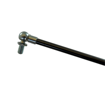 Molla a gas 190 N per vetro posteriore trattori e macchine agricole. Pistoncino da 350 mm con attacco M8 e occhiello Ø6 mm. Compatibile vetro posteriore Brieda.